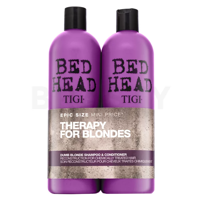 Tigi Bed Head Dumb Blonde Shampoo & Conditioner šampon i regenerator za plavu kosu 750 ml + 750 ml