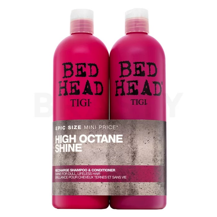 Tigi Bed Head Recharge High-Octane Shine Shampoo & Conditioner šampon a kondicionér pro zářivý lesk 750 ml + 750 ml
