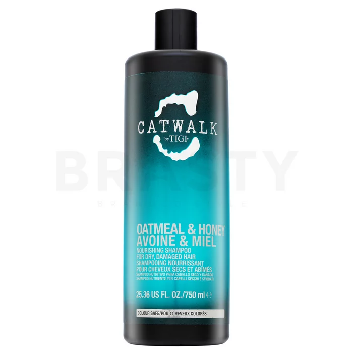 Tigi Catwalk Oatmeal & Honey Nourishing Shampoo vyživující šampon pro suché a poškozené vlasy 750 ml