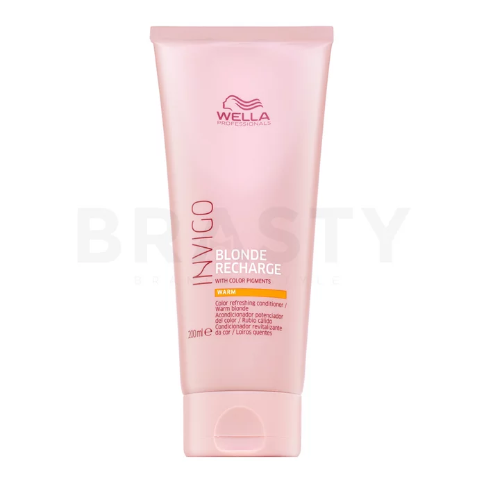Wella Professionals Invigo Blonde Recharge Warm Blonde Conditioner ochranný kondicionér pro blond vlasy 200 ml