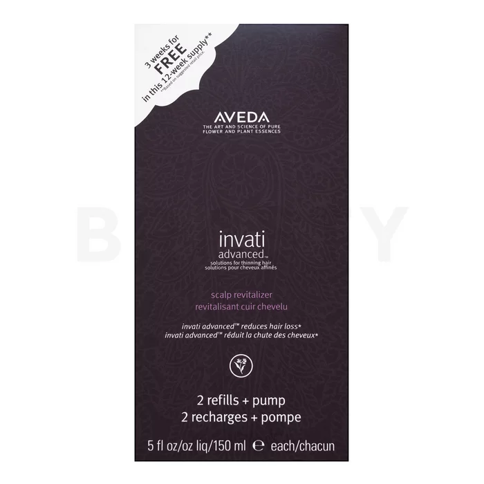 Aveda Invati Advanced Scalp Revitalizer Set & Pump sada proti vypadávání vlasů 150 ml + 150 ml