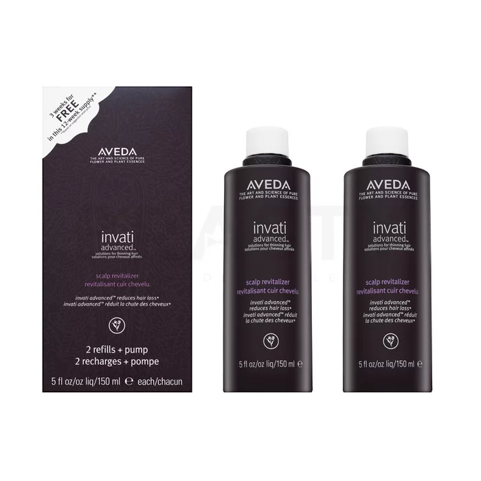 Aveda Invati Advanced Scalp Revitalizer Set & Pump sada proti vypadávání vlasů 150 ml + 150 ml
