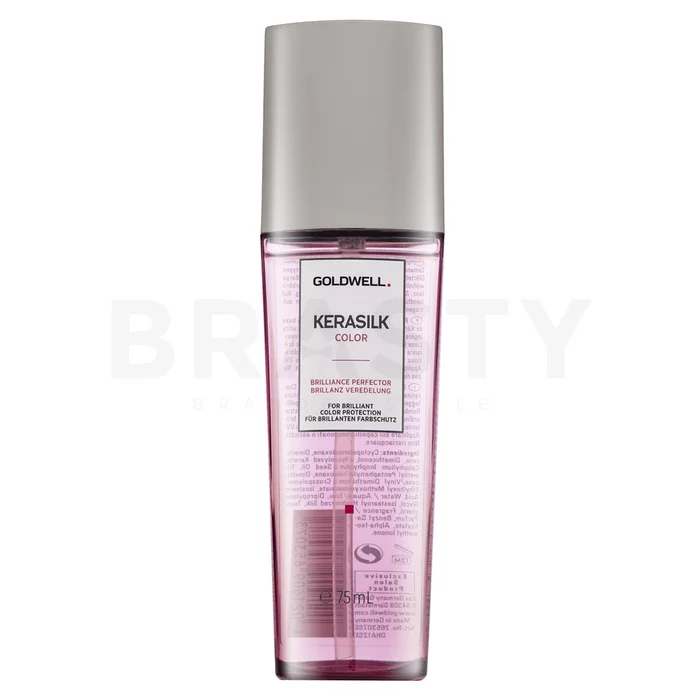 Goldwell Kerasilk Color Brillance Perfector stylingový sprej pro lesk a ochranu barvených vlasů 75 ml