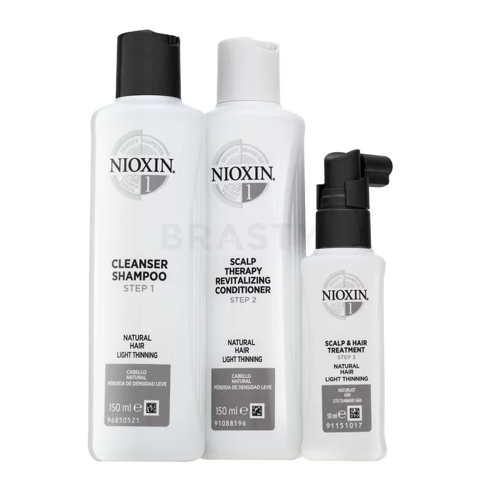 Nioxin System 1 Trial Kit sada pro řídnoucí vlasy 150 ml + 150 ml + 50 ml