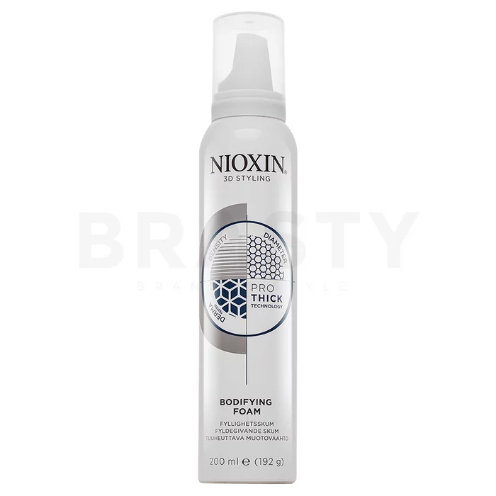 Nioxin 3D Styling Bodifying Foam mousse styling gel voor volume en versterking van het haar 200 ml