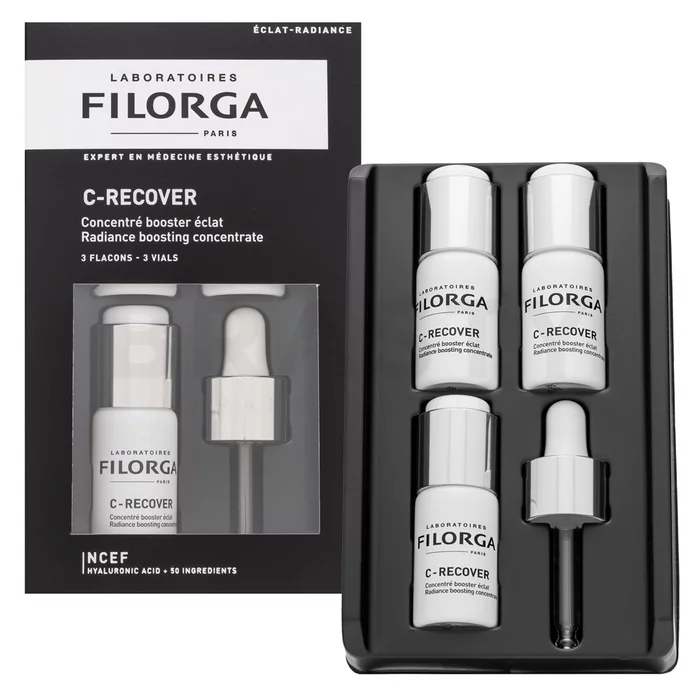 Filorga C-Recover Radiance Boosting Concentrate rozjasňujicí sérum s vitaminem C proti stárnutí pleti pro obnovu pleti 3x10 ml