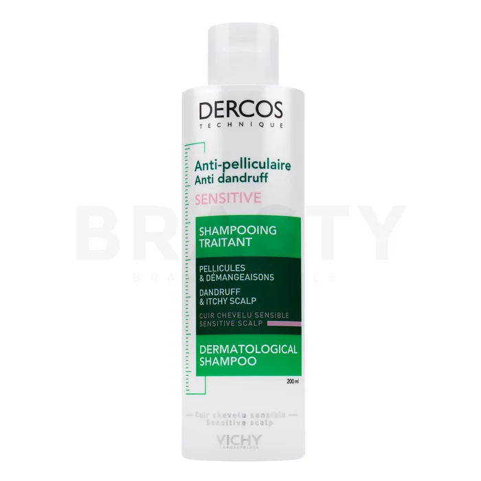 Vichy Dercos Anti-Dadruff Sensitive Advanced Action Shampoo ochranný šampon pro citlivou pokožku hlavy 200 ml