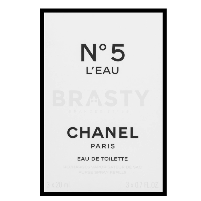 Chanel No.5 L'Eau - Refill woda toaletowa dla kobiet 3 x 20 ml