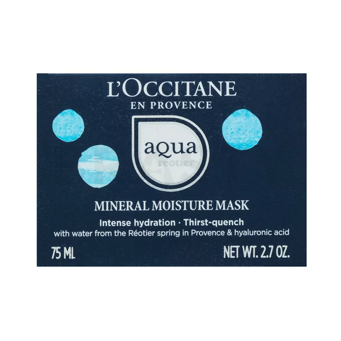 L'Occitane Aqua Réotier maska Mineral Moisture Mask 75 ml