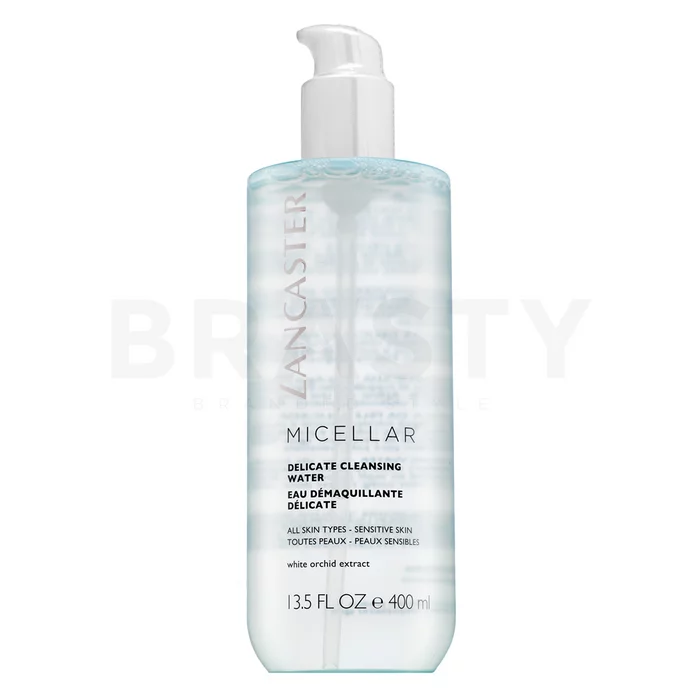 Lancaster Cleansers & Masks Micellar Delicate Cleansing Water odličovací micelární voda pro sjednocenou a rozjasněnou pleť 400 ml