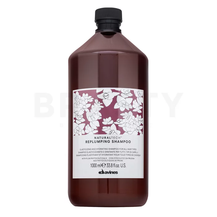 Davines Natural Tech Replumping Shampoo schützendes Shampoo für trockene und brüchige Haare 1000 ml