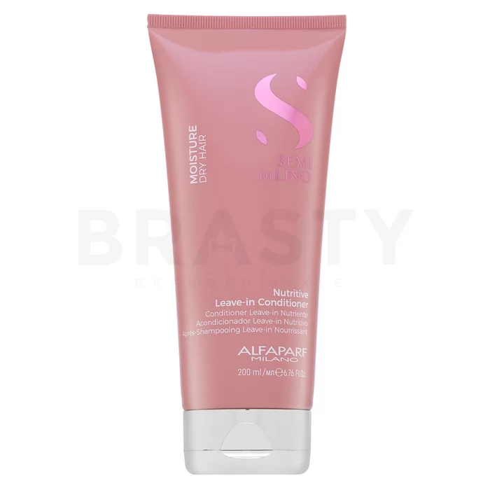 Alfaparf Milano Semi Di Lino Moisture Nutritive Leave-In Conditioner Acondicionador sin enjuague Para cabello seco 200 ml