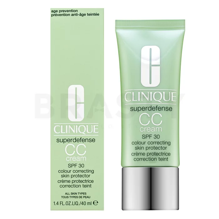 Clinique Superdefense CC SPF 30 Colour Correcting Skin Protection Light Medium CC krém s hydratačním účinkem 40 ml