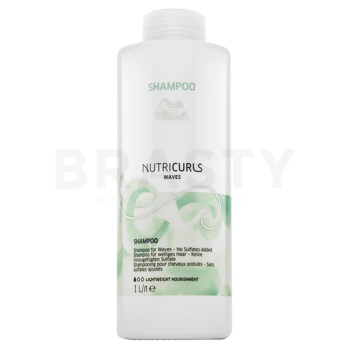 Wella Professionals Nutricurls Waves Shampoo Pflegeshampoo für welliges Haar 1000 ml