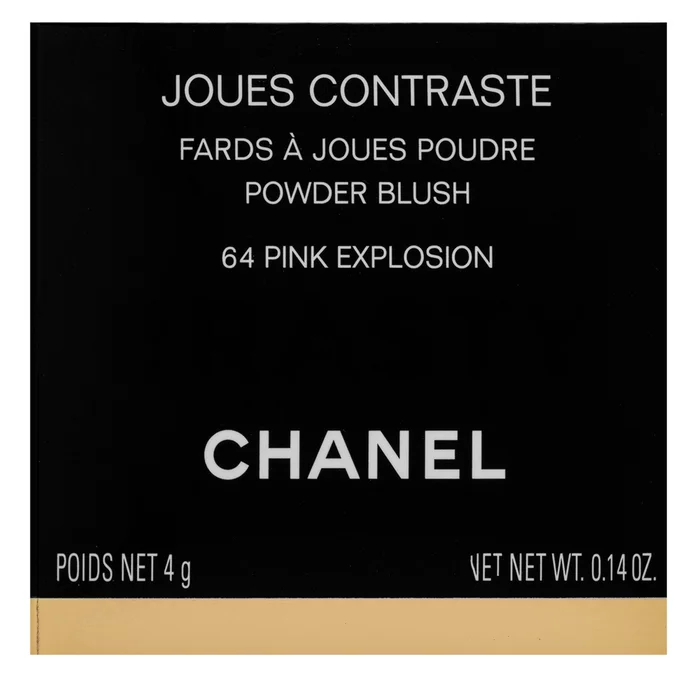 Chanel Joues Contraste Powder Blush poeder blush voor een uniforme en stralende teint 64 Pink Explosion 4 g