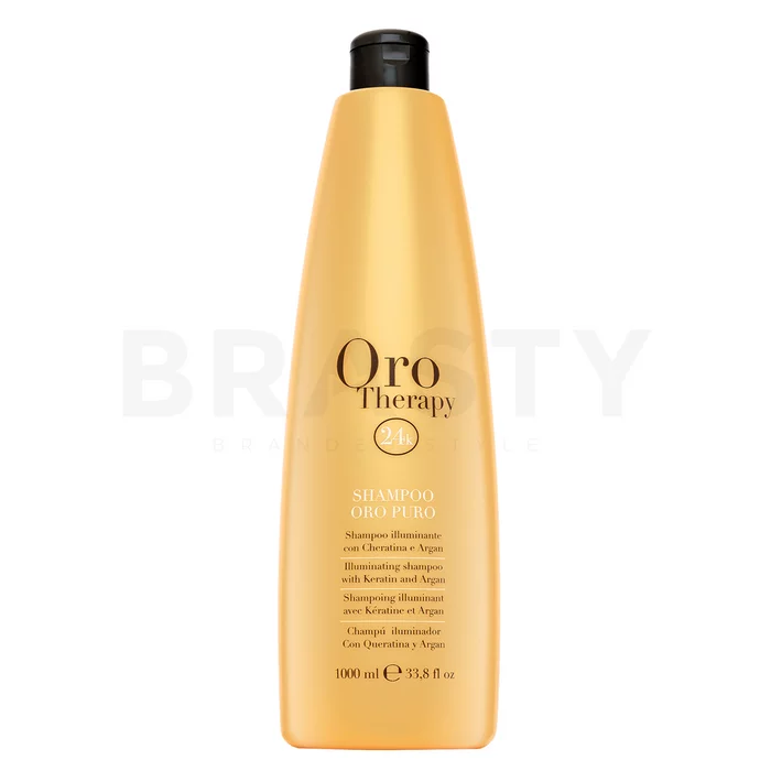 Fanola Oro Therapy Oro Puro Illuminating Shampoo ochranný šampon pro všechny typy vlasů 1000 ml