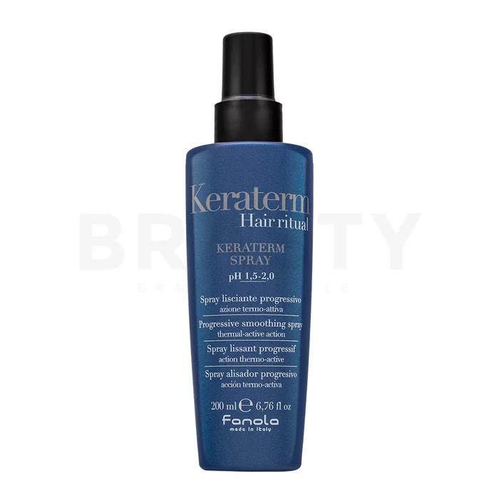 Fanola Keraterm Hair Ritual Spray wygładzający spray do niesfornych włosów 200 ml