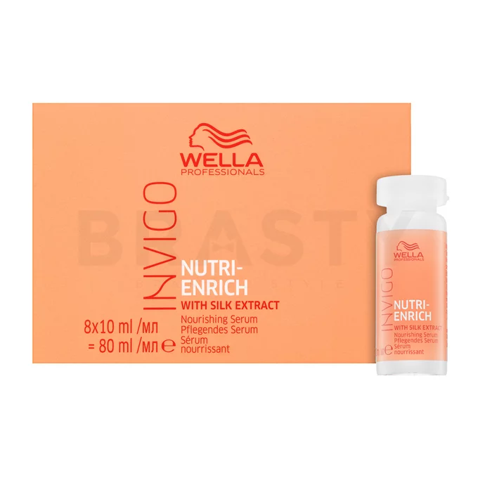 Wella Professionals Invigo Nutri-Enrich Nourishing Serum versterking van de zorg voor droog en beschadigd haar 8 x 10 ml