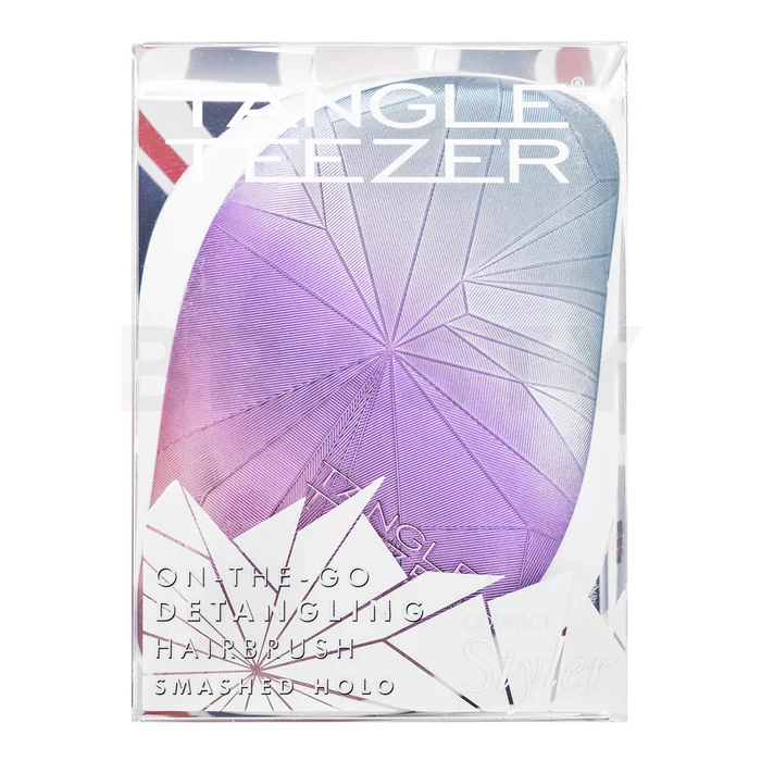 Tangle Teezer Compact Styler kartáč na vlasy pro snadné rozčesávání vlasů Smashed Holo Blue
