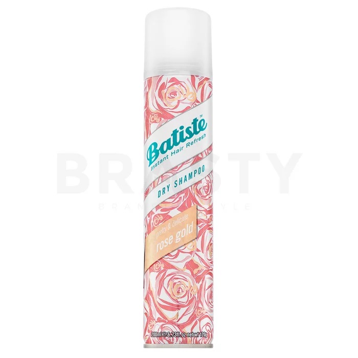 Batiste Dry Shampoo Pretty&Delicate Rose Gold suchý šampon pro všechny typy vlasů 200 ml