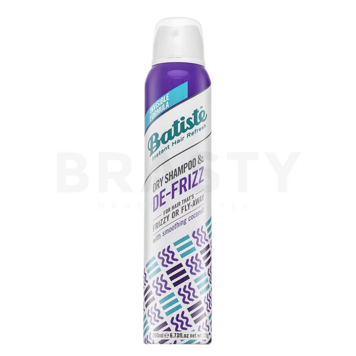 Batiste Dry Shampoo De-Frizz suchý šampon pro nepoddajné vlasy 200 ml