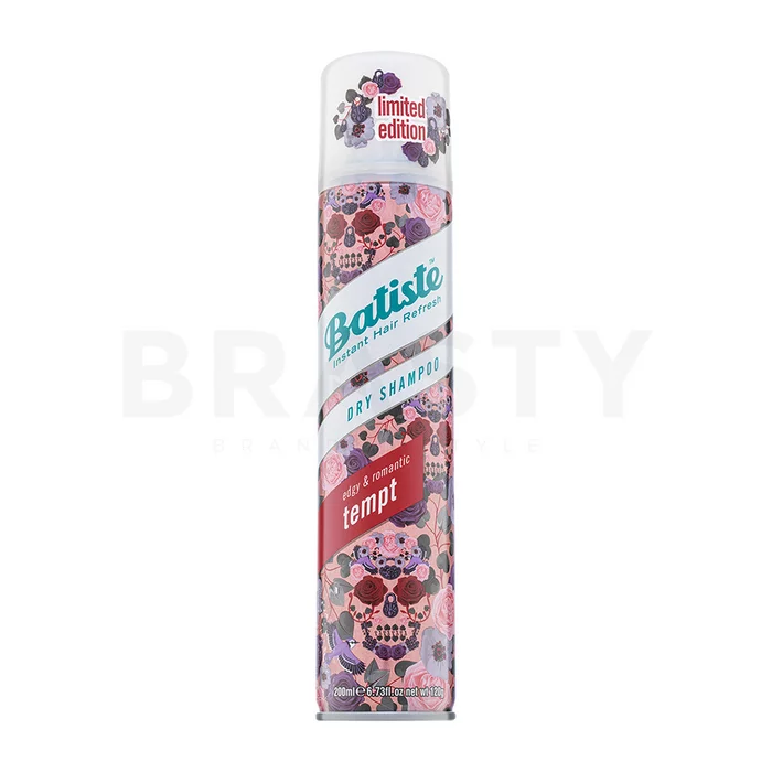 Batiste Dry Shampoo Edgy&Romantic Tempt suchý šampon pro všechny typy vlasů 200 ml