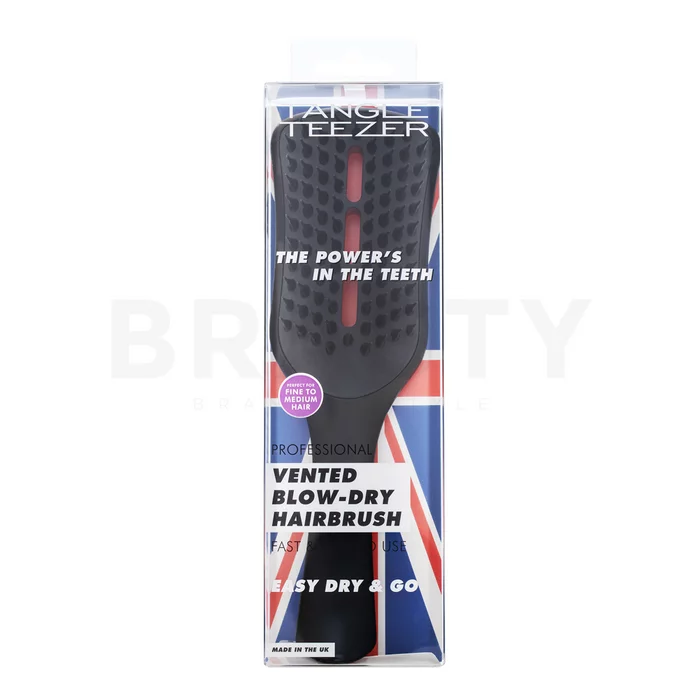 Tangle Teezer Easy Dry & Go Vented Hairbrush perie de păr pentru o pieptanare mai usoara Jet Black