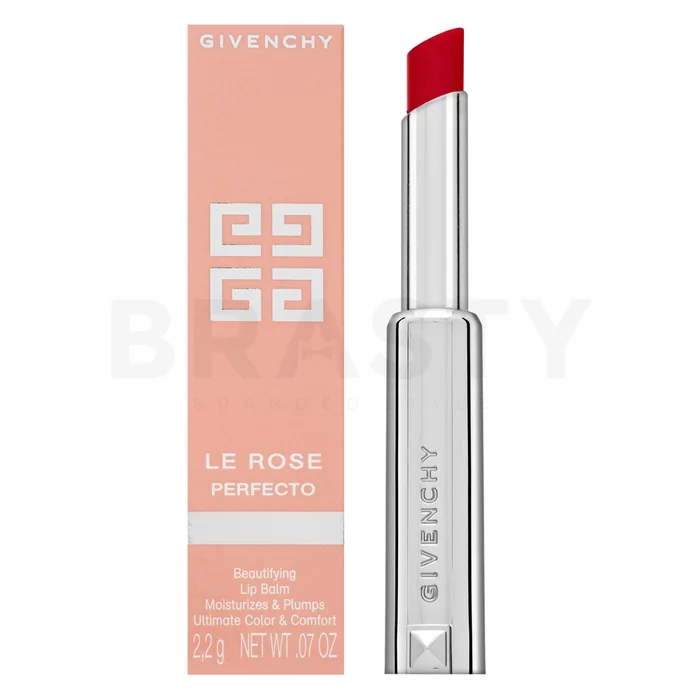 Givenchy Le Rose Perfecto vyživující rtěnka N. 303 Warming Red 2,2 g