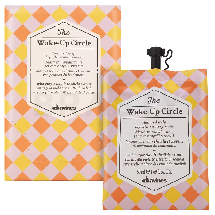 Davines The Wake Up Circle učvršćujuća maska za opterećenu i osjetljivu kosu 6 x 50 ml