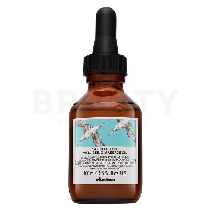 Davines Natural Tech Well-Being Massage Oil masážny olej pre stimuláciu a ukľudnenie vlasovej pokožky 100 ml