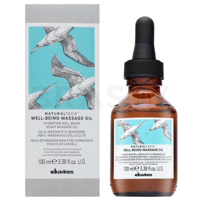Davines Natural Tech Well-Being Massage Oil masážny olej pre stimuláciu a ukľudnenie vlasovej pokožky 100 ml