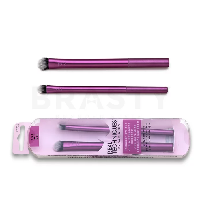 Real Techniques Instapop Eye Brush Duo 2 pcs oogschaduwkwast