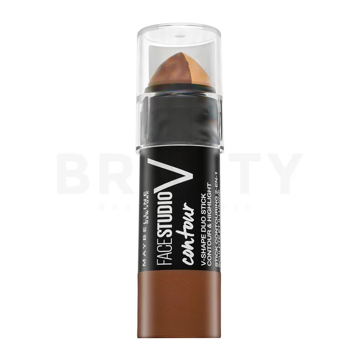 Maybelline Master Contour V-Shape Duo obojstranná kontúrovacia tyčinka 02 Medium 7 g