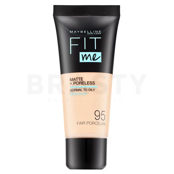 Maybelline Fit Me! Foundation Matte + Poreless tekutý make-up s matujícím účinkem 095 Fair Porcelain 30 ml