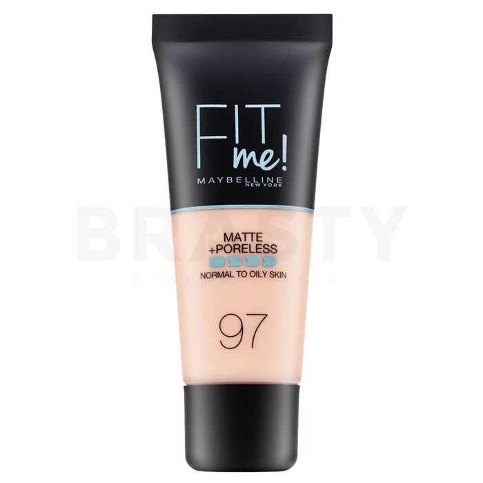 Maybelline Fit Me! Foundation Matte + Poreless tekutý make-up s matujícím účinkem 097 Natural Porcelain 30 ml