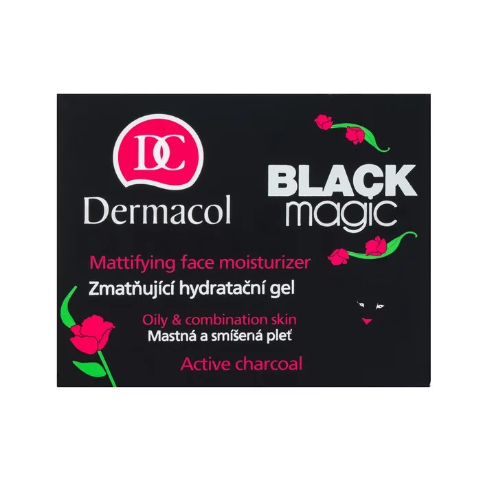 Dermacol Black Magic Mattifying Face Moisturizer zmatňující pleťový gel s hydratačním účinkem 50 ml