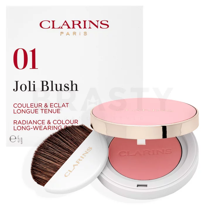 Clarins Joli Blush pudrová tvářenka 01 Cheeky Baby 5 g