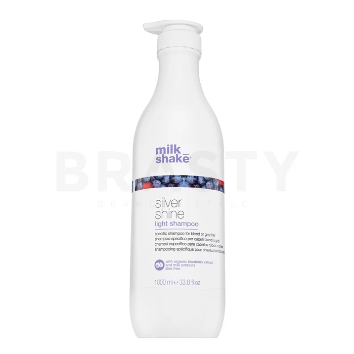Milk_Shake Silver Shine Light Shampoo șampon protector pentru păr blond platinat si grizonat 1000 ml