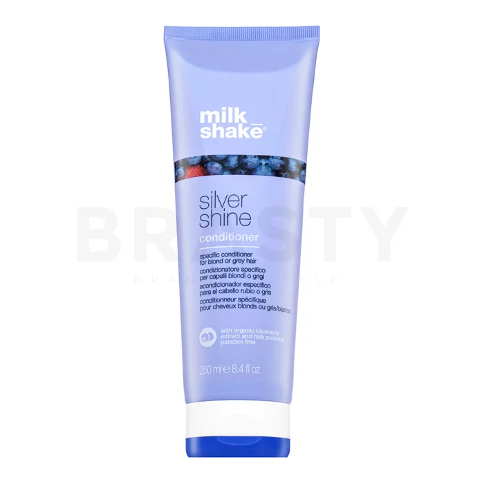 Milk_Shake Silver Shine Conditioner schützender Conditioner für platinblondes und graues Haar 250 ml