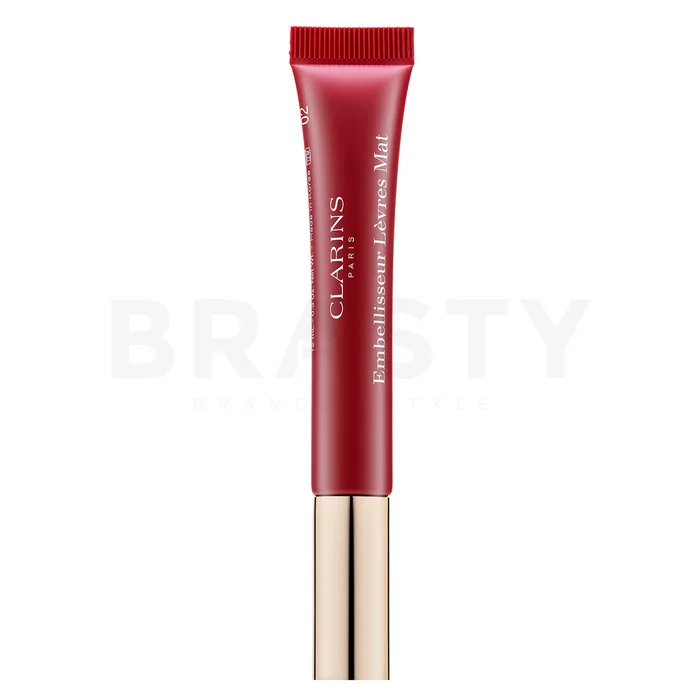 Clarins Velvet Lip Perfector lesk na rty s hydratačním účinkem 02 Velvet Rosewood 12 ml