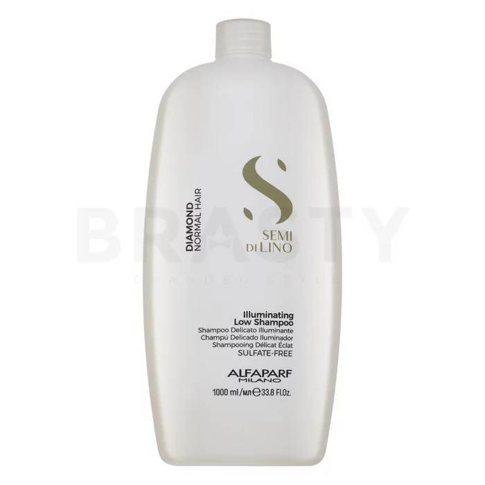 Alfaparf Milano Semi Di Lino Diamond Illuminating Low Shampoo champú aclarante Para todo tipo de cabello 1000 ml