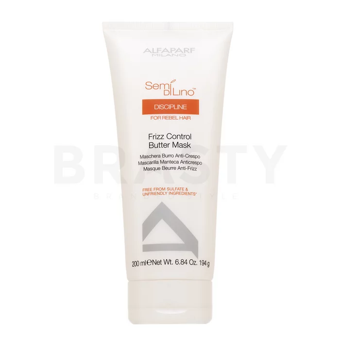 Alfaparf Milano Semi Di Lino Discipline Frizz Control Butter Mask voedend masker voor stug en weerbarstig haar 200 ml