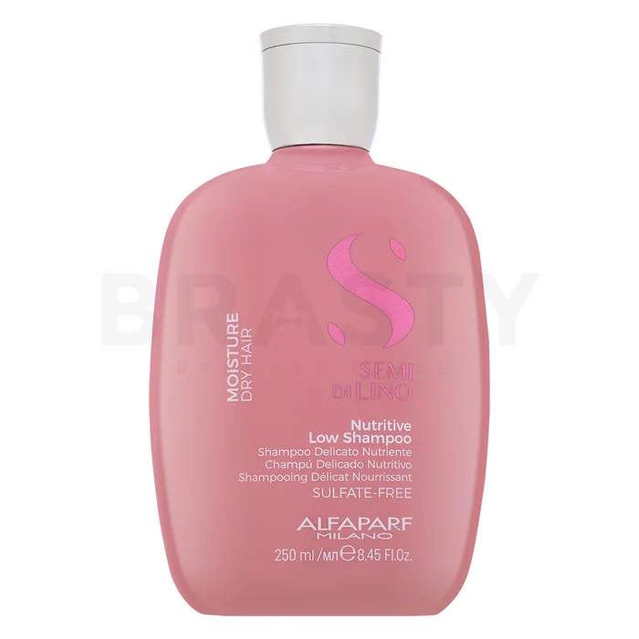 Alfaparf Milano Semi Di Lino Moisture Nutritive Low Shampoo vyživující šampon pro suché vlasy 250 ml