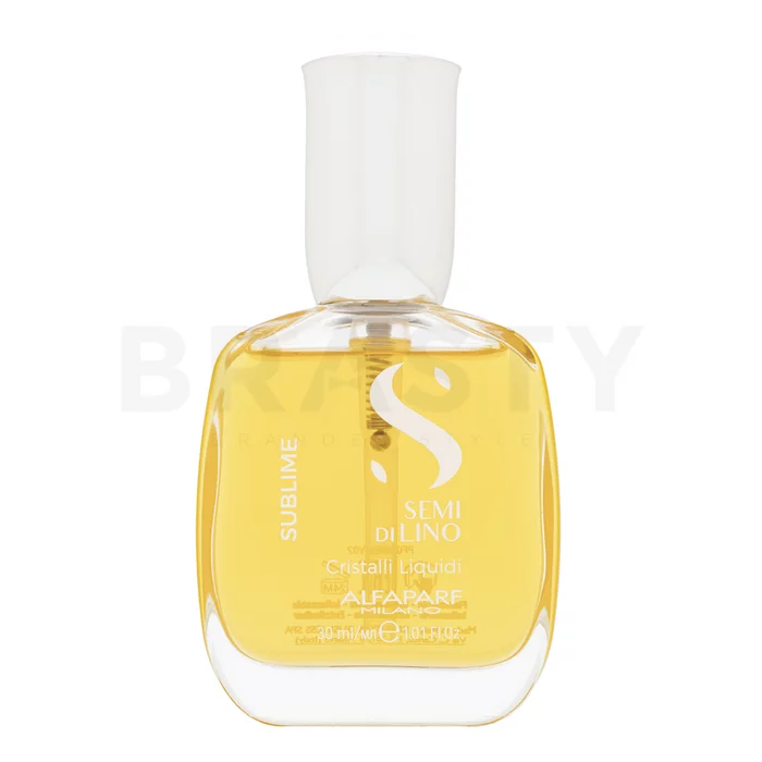 Alfaparf Milano Semi Di Lino Sublime Cristalli Liquidi The Original olio per morbidezza e lucentezza dei capelli 30 ml