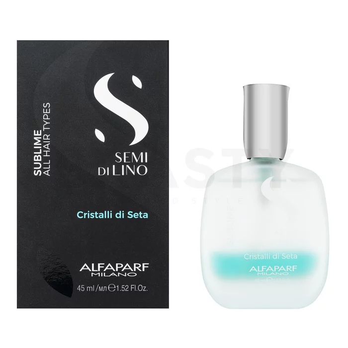 Alfaparf Milano Semi Di Lino Sublime Cristalli Di Seta serum wygładzające do wszystkich rodzajów włosów 45 ml