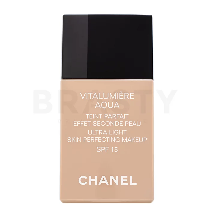 Chanel Vitalumiere Aqua UltraLight Skin Perfecting Makeup make-up pro sjednocenou a rozjasněnou pleť 70 Beige 30 ml