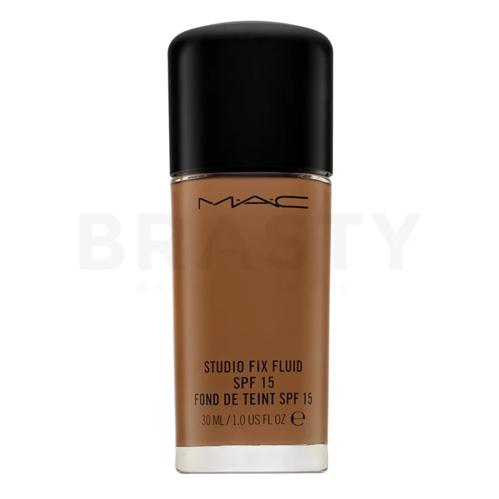 MAC Studio Fix Fluid Foundation SPF15 dlouhotrvající make-up pro sjednocenou a rozjasněnou pleť NC50 30 ml