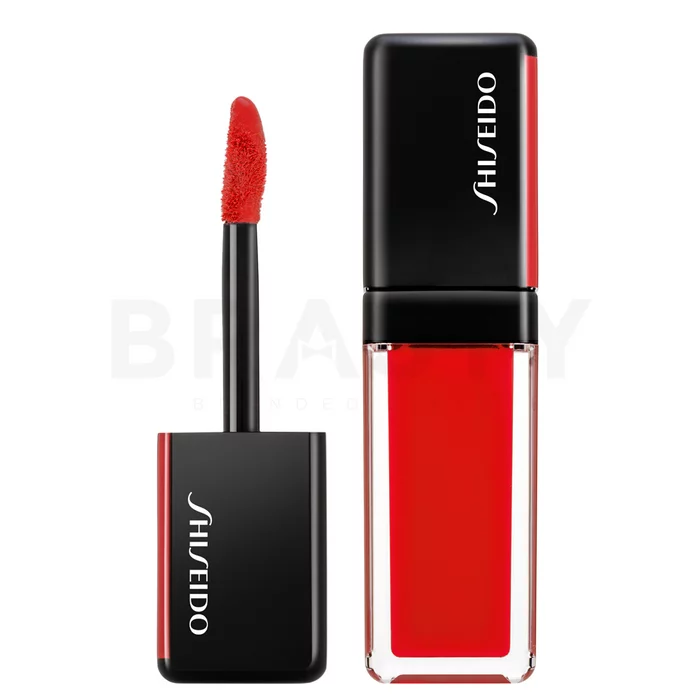 Shiseido Lacquerink Lipshine 305 Red Flicker tekutá rtěnka s hydratačním účinkem 6 ml