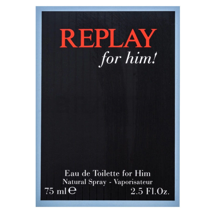 Replay For Him Eau de Toilette for men 75 ml
