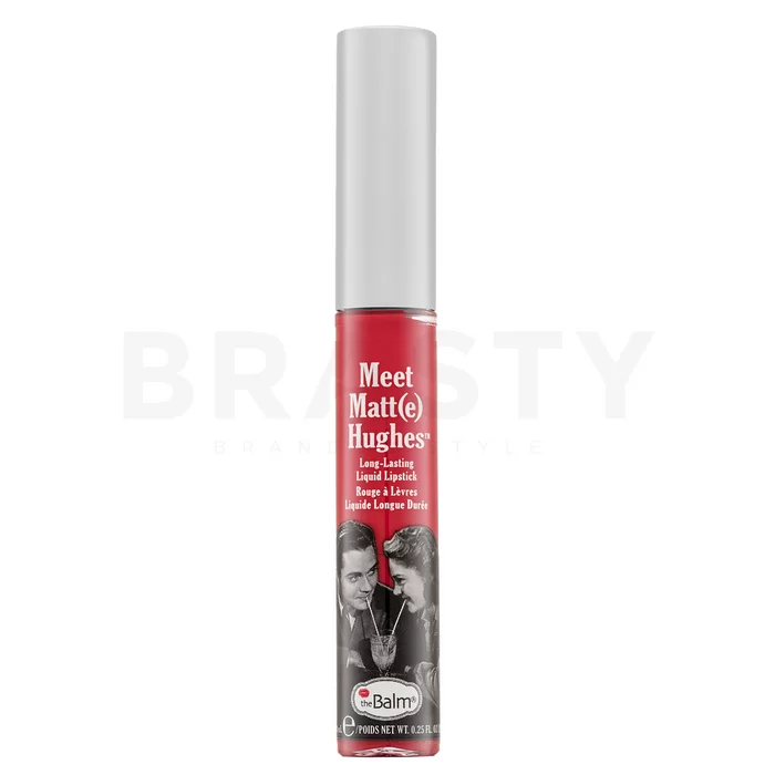 theBalm Meet Matt(e) Hughes Liquid Lipstick długotrwała szminka w płynie dla uzyskania matowego efektu Devoted 7,4 ml